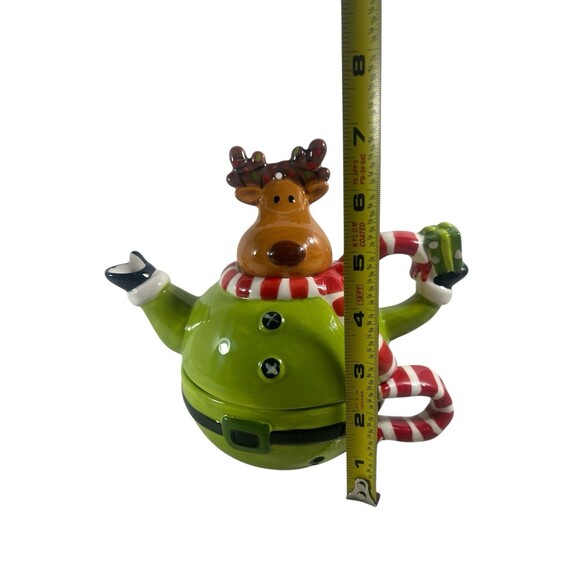 Cracker Barrel Merry Merry Ceramic Moose Reindeer Serve Ware Tea Set Christmas - Picture 3 of 16